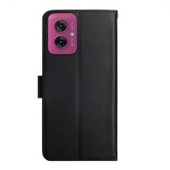 Lacné Kryty | Kožené puzdro Business leather case čierne – Motorola Moto G55 5G | Lacné Kryty