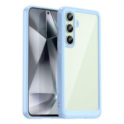 Ochranný kryt Colorful Acrylic case modrý – Samsung Galaxy S24 FE