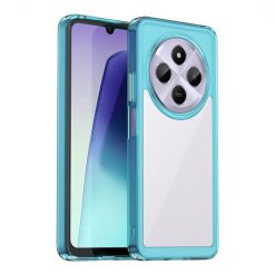 Lacné Kryty | Ochranný kryt Colorful Acrylic case transparentno-modrý – Xiaomi Redmi 14C / Poco C75 | Lacné Kryty