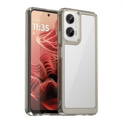 Ochranný kryt Colorful Acrylic case transparentno-sivý – Motorola Moto G35 5G