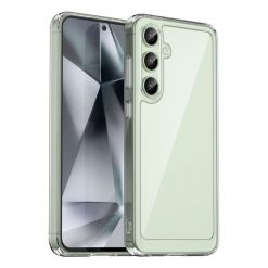 Ochranný kryt Colorful Acrylic case transparentný – Samsung Galaxy S24 FE