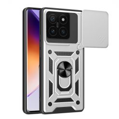 Odolný kryt CamCover Armor strieborný – Xiaomi 14T