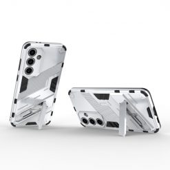 Lacné Kryty | Odolný Kryt Punk armor case biely – Samsung Galaxy S24 FE | Lacné Kryty