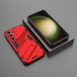 Odolný Kryt Punk armor case červený – Samsung Galaxy S24 FE | Lacné Kryty Lacné Kryty | Odolný Kryt Punk armor case červený – Samsung Galaxy S24 FE | Lacné Kryty