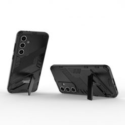 Lacné Kryty | Odolný Kryt Punk armor case čierny – Samsung Galaxy S24 FE | Lacné Kryty