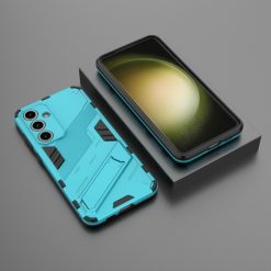Odolný Kryt Punk armor case modrý – Samsung Galaxy S24 FE | Lacné Kryty Lacné Kryty | Odolný Kryt Punk armor case modrý – Samsung Galaxy S24 FE | Lacné Kryty