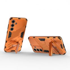 Lacné Kryty | Odolný Kryt Punk armor case oranžový – Samsung Galaxy S24 FE | Lacné Kryty