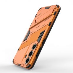 Lacné Kryty | Odolný Kryt Punk armor case oranžový – Samsung Galaxy S24 FE | Lacné Kryty