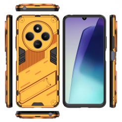Odolný Kryt Punk armor case oranžový – Xiaomi Redmi 14C / Poco C75 | Lacné Kryty Lacné Kryty | Odolný Kryt Punk armor case oranžový – Xiaomi Redmi 14C / Poco C75 | Lacné Kryty