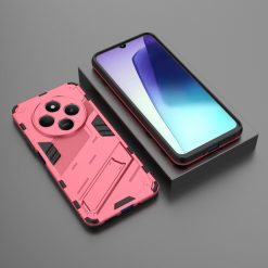 Lacné Kryty | Odolný Kryt Punk armor case ružový – Xiaomi Redmi 14C / Poco C75 | Lacné Kryty