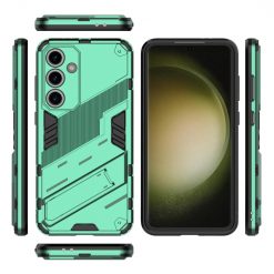 Odolný Kryt Punk armor case zelený – Samsung Galaxy S24 FE | Lacné Kryty Lacné Kryty | Odolný Kryt Punk armor case zelený – Samsung Galaxy S24 FE | Lacné Kryty