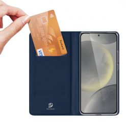 Lacné Kryty | Peňaženkové puzdro Dux Ducis Skin Pro modré – Samsung Galaxy S24 FE | Lacné Kryty