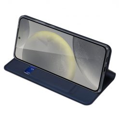 Lacné Kryty | Peňaženkové puzdro Dux Ducis Skin Pro modré – Samsung Galaxy S24 FE | Lacné Kryty