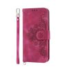 Lacné Kryty | Samsung Galaxy A16 4G/5G / Samsung Galaxy A17 5G Peňaženkové puzdro Embossing Pattern Flowery Mandala hnedé | Lacné Kryty