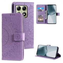 Peňaženkové puzdro Embossing Pattern Mandala Flower fialové – Xiaomi 14T | Lacné Kryty Lacné Kryty | Peňaženkové puzdro Embossing Pattern Mandala Flower fialové – Xiaomi 14T | Lacné Kryty