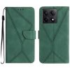 Lacné Kryty | Peňaženkové puzdro Embossing Pattern Stitchy case hnedé – Xiaomi 14T | Lacné Kryty