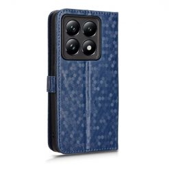 Peňaženkové puzdro Honeycomb Dot Texture Case modré – Xiaomi 14T Pro | Lacné Kryty Lacné Kryty | Peňaženkové puzdro Honeycomb Dot Texture Case modré – Xiaomi 14T Pro | Lacné Kryty