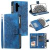 Lacné Kryty | Samsung Galaxy A16 4G/5G Peňaženkové puzdro Mandala zip case zelené | Lacné Kryty