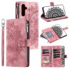 Samsung Galaxy A16 4G/5G / Samsung Galaxy A17 5G Peňaženkové puzdro Embossing Pattern Flowery Mandala fialové | Lacné Kryty Lacné Kryty | Samsung Galaxy A16 4G/5G / Samsung Galaxy A17 5G Peňaženkové puzdro Embossing Pattern Flowery Mandala fialové | Lacné Kryty