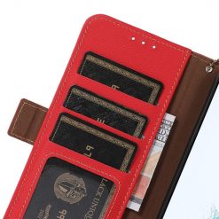 Peňaženkové puzdro RFID Leather case červené – Samsung Galaxy S24 FE | Lacné Kryty Lacné Kryty | Peňaženkové puzdro RFID Leather case červené – Samsung Galaxy S24 FE | Lacné Kryty