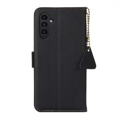 Lacné Kryty | Peňaženkové puzdro RFID Leather case čierne – Samsung Galaxy S24 FE | Lacné Kryty