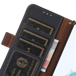 Lacné Kryty | Peňaženkové puzdro RFID Leather case modré – Samsung Galaxy S24 FE | Lacné Kryty