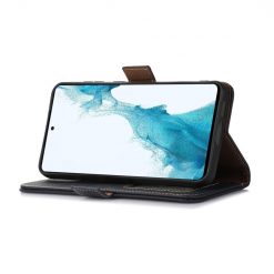Lacné Kryty | Peňaženkové puzdro RFID Leather case modré – Samsung Galaxy S24 FE | Lacné Kryty