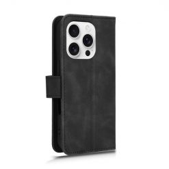 Peňaženkové puzdro Solid čierne – Apple iPhone 16 Pro | Lacné Kryty Lacné Kryty | Peňaženkové puzdro Solid čierne – Apple iPhone 16 Pro | Lacné Kryty