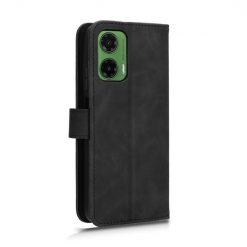 Lacné Kryty | Peňaženkové puzdro Solid čierne – Motorola Moto G35 5G | Lacné Kryty