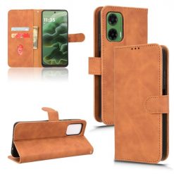 Lacné Kryty | Peňaženkové puzdro Solid hnedé – Motorola Moto G35 5G | Lacné Kryty