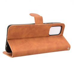 Lacné Kryty | Peňaženkové puzdro Solid hnedé – Motorola Moto G35 5G | Lacné Kryty