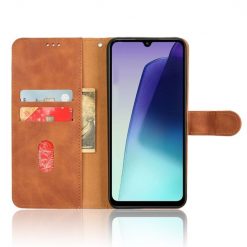 Peňaženkové puzdro Solid hnedé – Xiaomi Redmi 14C / Poco C75 | Lacné Kryty Lacné Kryty | Peňaženkové puzdro Solid hnedé – Xiaomi Redmi 14C / Poco C75 | Lacné Kryty