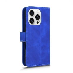 Lacné Kryty | Peňaženkové puzdro Solid modré – Apple iPhone 16 Pro | Lacné Kryty