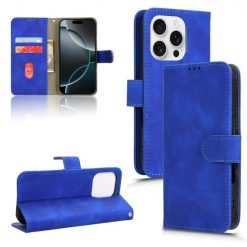 Lacné Kryty | Peňaženkové puzdro Solid modré – Apple iPhone 16 Pro | Lacné Kryty