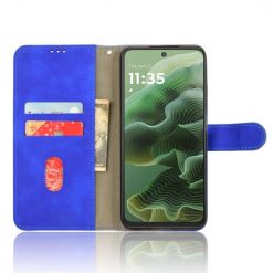 Peňaženkové puzdro Solid modré – Motorola Moto G35 5G | Lacné Kryty Lacné Kryty | Peňaženkové puzdro Solid modré – Motorola Moto G35 5G | Lacné Kryty