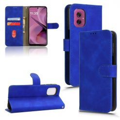 Lacné Kryty | Peňaženkové puzdro Solid modré – Motorola Moto G55 5G | Lacné Kryty