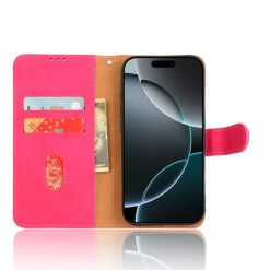 Peňaženkové puzdro Solid ružové – Apple iPhone 16 Pro Max | Lacné Kryty Lacné Kryty | Peňaženkové puzdro Solid ružové – Apple iPhone 16 Pro Max | Lacné Kryty