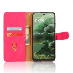 Lacné Kryty | Peňaženkové puzdro Solid ružové – Motorola Moto G35 5G | Lacné Kryty