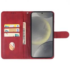 Peňaženkové puzdro Splendid case červené – Samsung Galaxy S24 FE | Lacné Kryty Lacné Kryty | Peňaženkové puzdro Splendid case červené – Samsung Galaxy S24 FE | Lacné Kryty