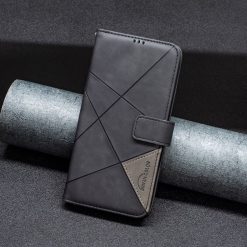 Samsung Galaxy A16 4G/5G Knižkové puzdro Rhombus čierne | Lacné Kryty Lacné Kryty | Samsung Galaxy A16 4G/5G Knižkové puzdro Rhombus čierne | Lacné Kryty