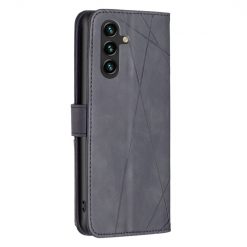 Samsung Galaxy A16 4G/5G Knižkové puzdro Rhombus čierne | Lacné Kryty Lacné Kryty | Samsung Galaxy A16 4G/5G Knižkové puzdro Rhombus čierne | Lacné Kryty