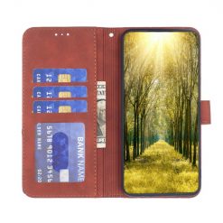 Lacné Kryty | Samsung Galaxy A16 4G/5G Knižkové puzdro Rhombus hnedé | Lacné Kryty