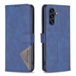 Lacné Kryty | Samsung Galaxy A16 4G/5G Knižkové puzdro Rhombus modré | Lacné Kryty