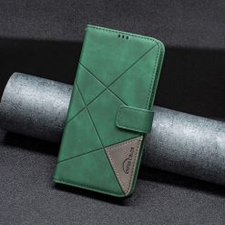 Samsung Galaxy A16 4G/5G Knižkové puzdro Rhombus zelené | Lacné Kryty Lacné Kryty | Samsung Galaxy A16 4G/5G Knižkové puzdro Rhombus zelené | Lacné Kryty