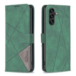 Samsung Galaxy A16 4G/5G Knižkové puzdro Rhombus zelené | Lacné Kryty Lacné Kryty | Samsung Galaxy A16 4G/5G Knižkové puzdro Rhombus zelené | Lacné Kryty