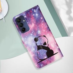 Lacné Kryty | Samsung Galaxy A16 4G/5G Knižkové puzdro Trendy Cross case Baby panda | Lacné Kryty