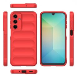 Lacné Kryty | Samsung Galaxy A16 4G/5G Odolný kryt Magic Shield červený | Lacné Kryty