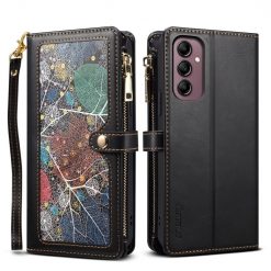 Lacné Kryty | Samsung Galaxy A16 4G/5G Peňaženkové puzdro Eseble Star Wallet case čierne | Lacné Kryty