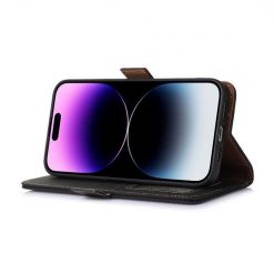 Lacné Kryty | Samsung Galaxy A16 4G/5G Peňaženkové puzdro RFID Leather case čierne | Lacné Kryty
