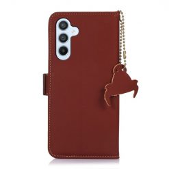 Samsung Galaxy A16 4G/5G Peňaženkové puzdro RFID Leather case hnedé | Lacné Kryty Lacné Kryty | Samsung Galaxy A16 4G/5G Peňaženkové puzdro RFID Leather case hnedé | Lacné Kryty